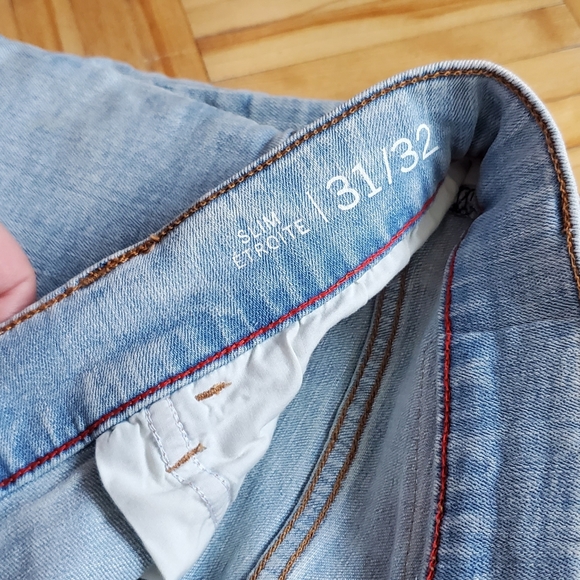 Slim Tommy Hilfiger light wash jeans 31/32 - Picture 4 of 4